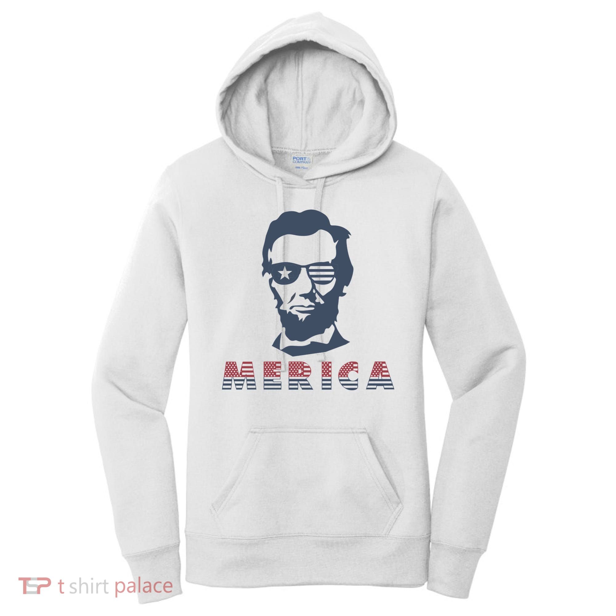 Merica Abe Lincoln Women's Hoodie