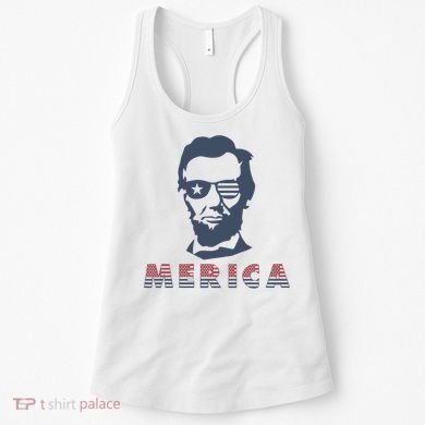 Merica Abe Lincoln Women's Tank Top