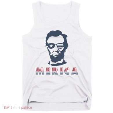 Merica Abe Lincoln Tank Top