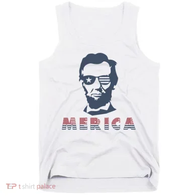 Merica Abe Lincoln Tank Top