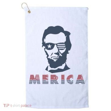 Merica Abe Lincoln Golf Towel