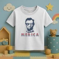 Merica Abe Lincoln Toddler T-Shirt thumb 3