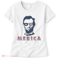 Merica Abe Lincoln Women's T-Shirt thumb 0