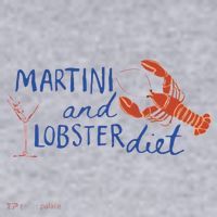 Martini And Lobster Diet Martini Aesthetic Fisherman Core Women's Sweatshirt thumb 2