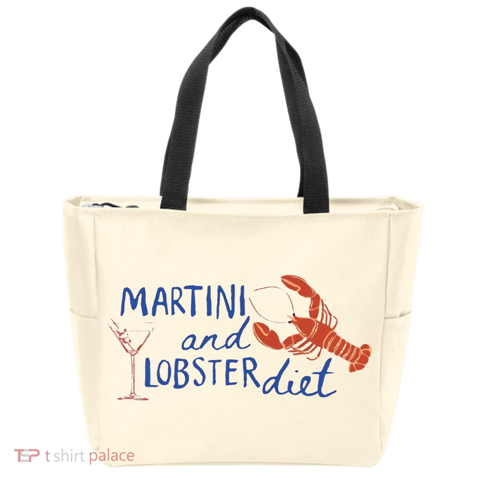 Martini And Lobster Diet Martini Aesthetic Fisherman Core Tote Bag
