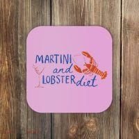 Martini And Lobster Diet Martini Aesthetic Fisherman Core Coaster thumb 0