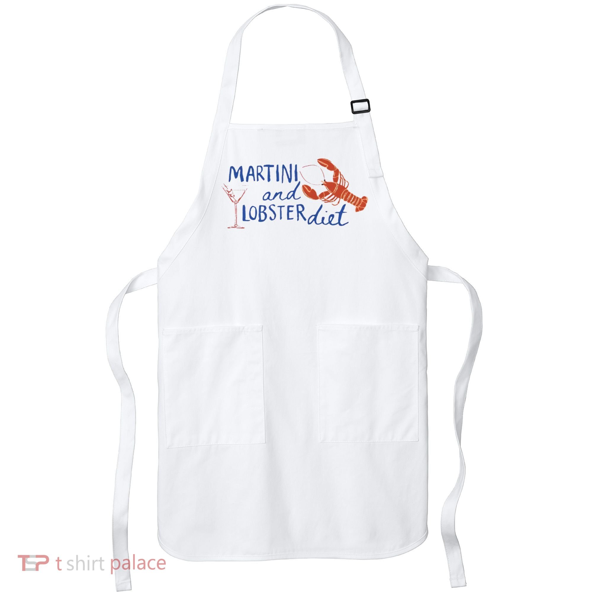 Martini And Lobster Diet Martini Aesthetic Fisherman Core Apron