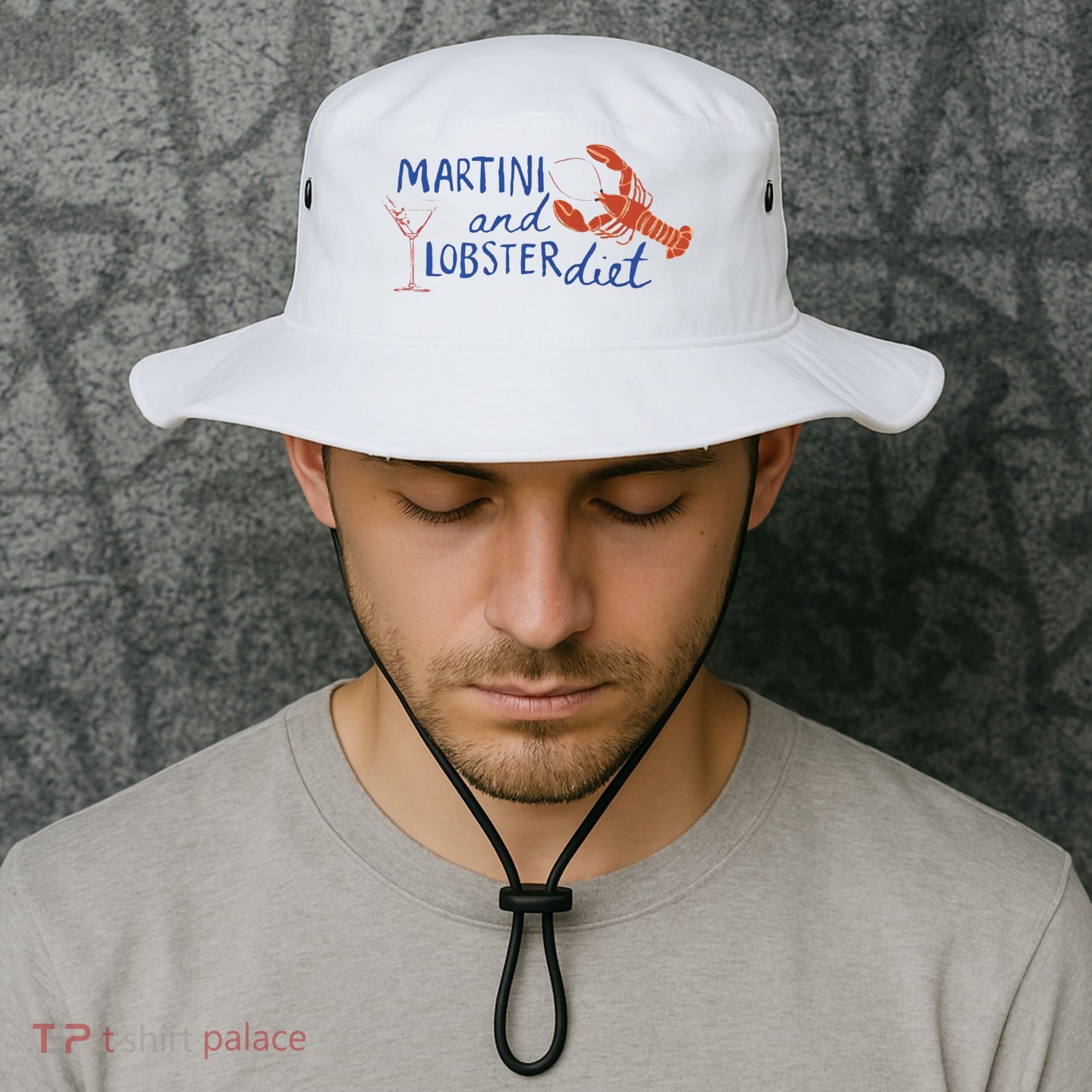 Martini And Lobster Diet Martini Aesthetic Fisherman Core Bucket Hat