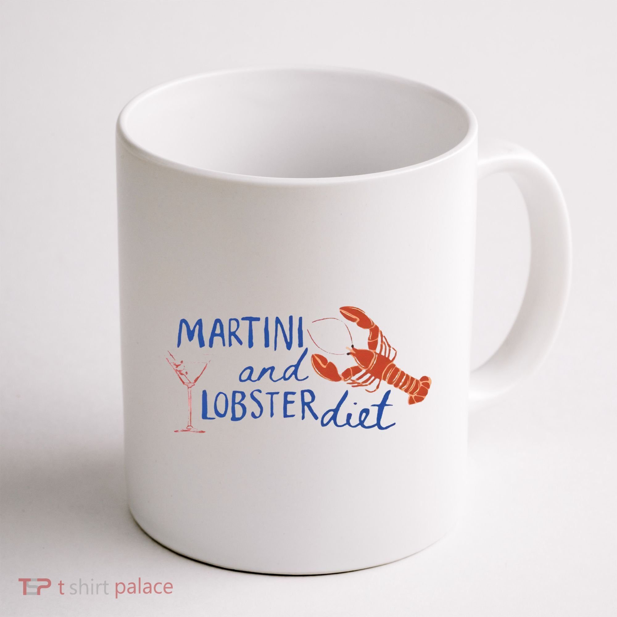 Martini And Lobster Diet Martini Aesthetic Fisherman Core Coffee Mug
