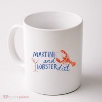 Martini And Lobster Diet Martini Aesthetic Fisherman Core Coffee Mug thumb 0
