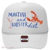 Martini And Lobster Diet Martini Aesthetic Fisherman Core Hat thumb 0