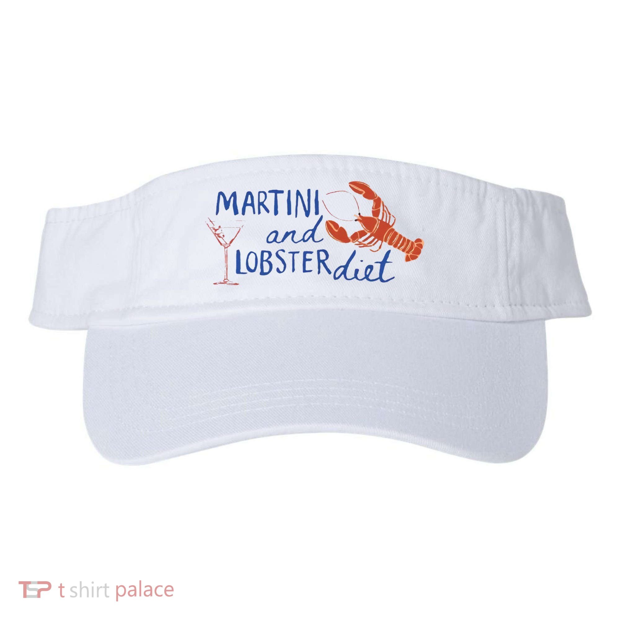 Martini And Lobster Diet Martini Aesthetic Fisherman Core Visor