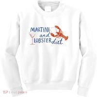 Martini And Lobster Diet Martini Aesthetic Fisherman Core Kids Sweatshirt thumb 0