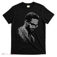 Malcolm X Black And White Portrait T-Shirt thumb 0