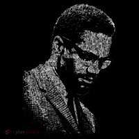 Malcolm X Black And White Portrait Bucket Hat thumb 4