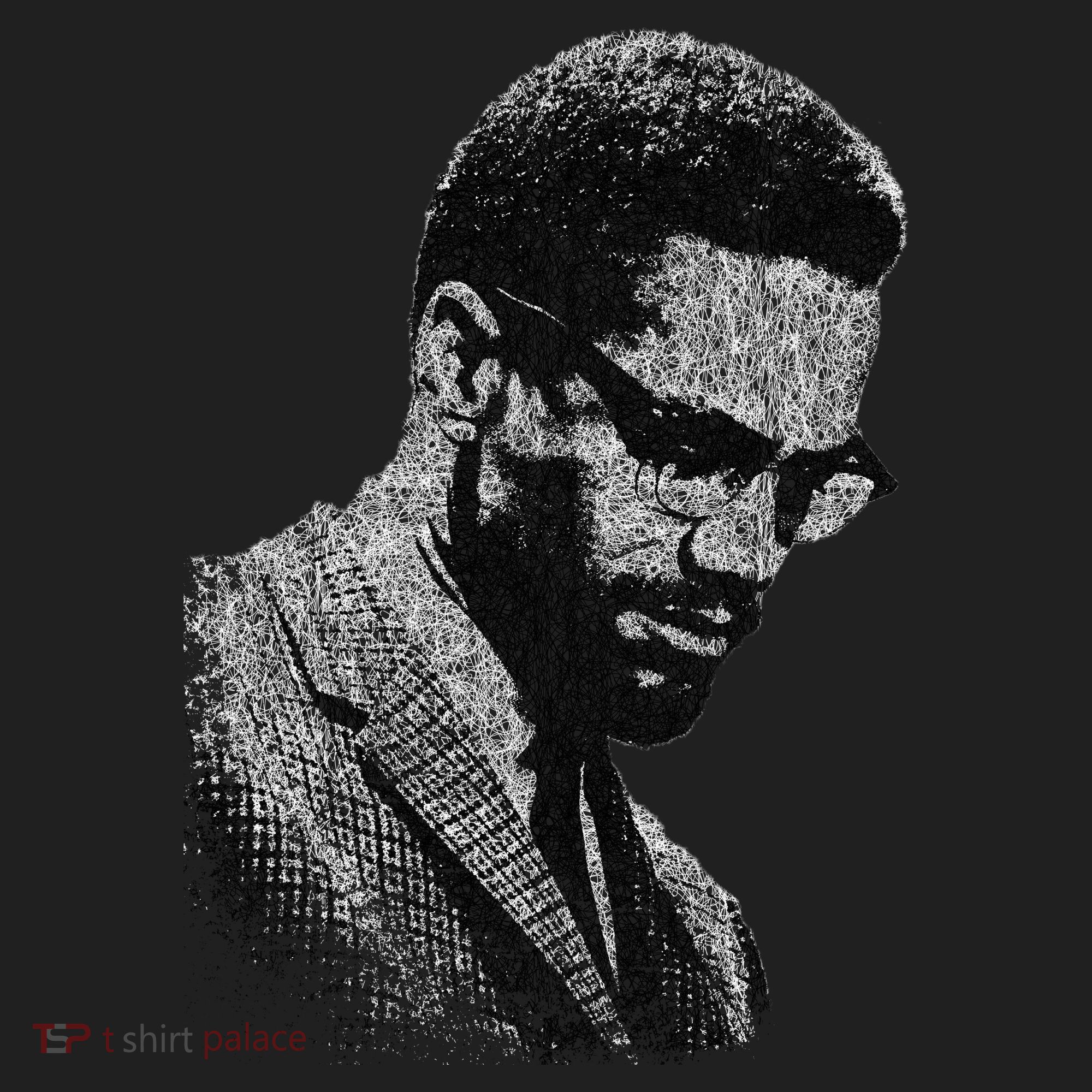 Malcolm X Black And White Portrait Tumbler