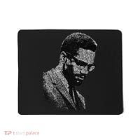 Malcolm X Black And White Portrait Mousepad thumb 0