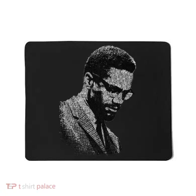 Malcolm X Black And White Portrait Mousepad