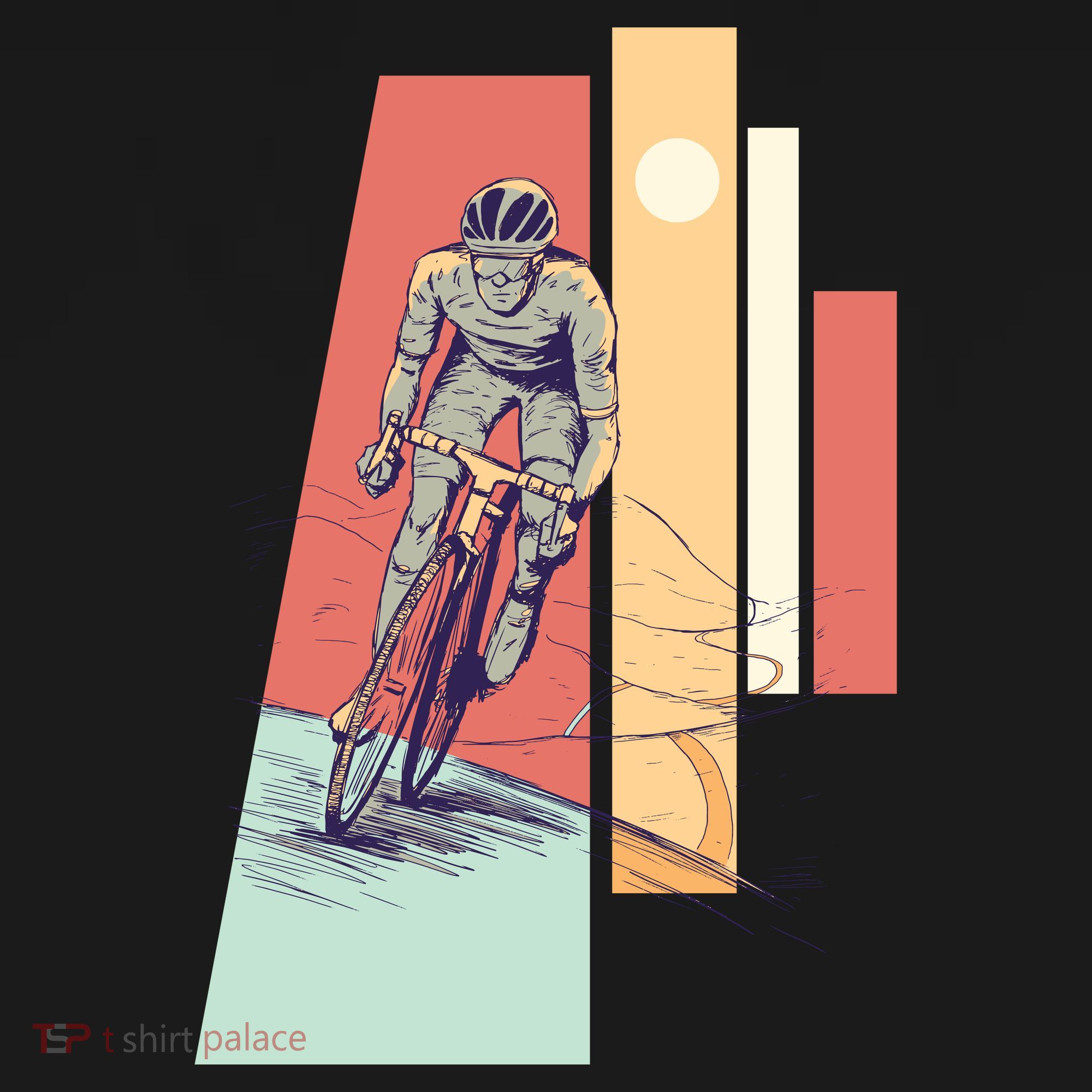 Male Cyclist Mousepad