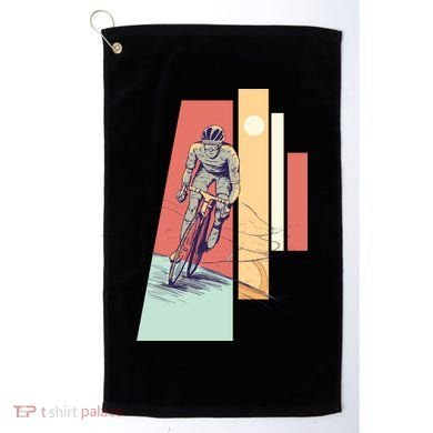 Male Cyclist Golf Towel