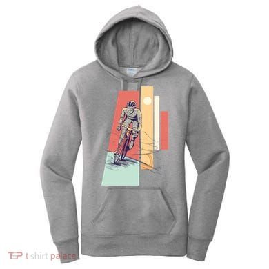 Male Cyclist Women's Hoodie