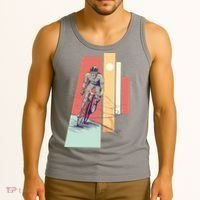 Male Cyclist Tank Top thumb 3