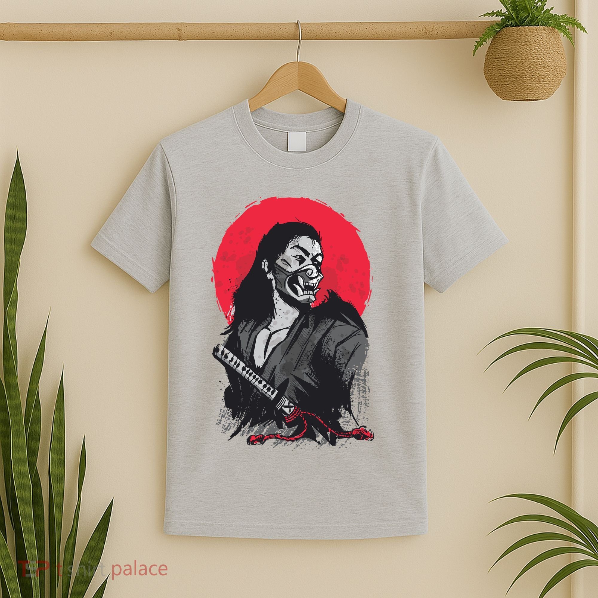 Male Japanese Warrior T-Shirt