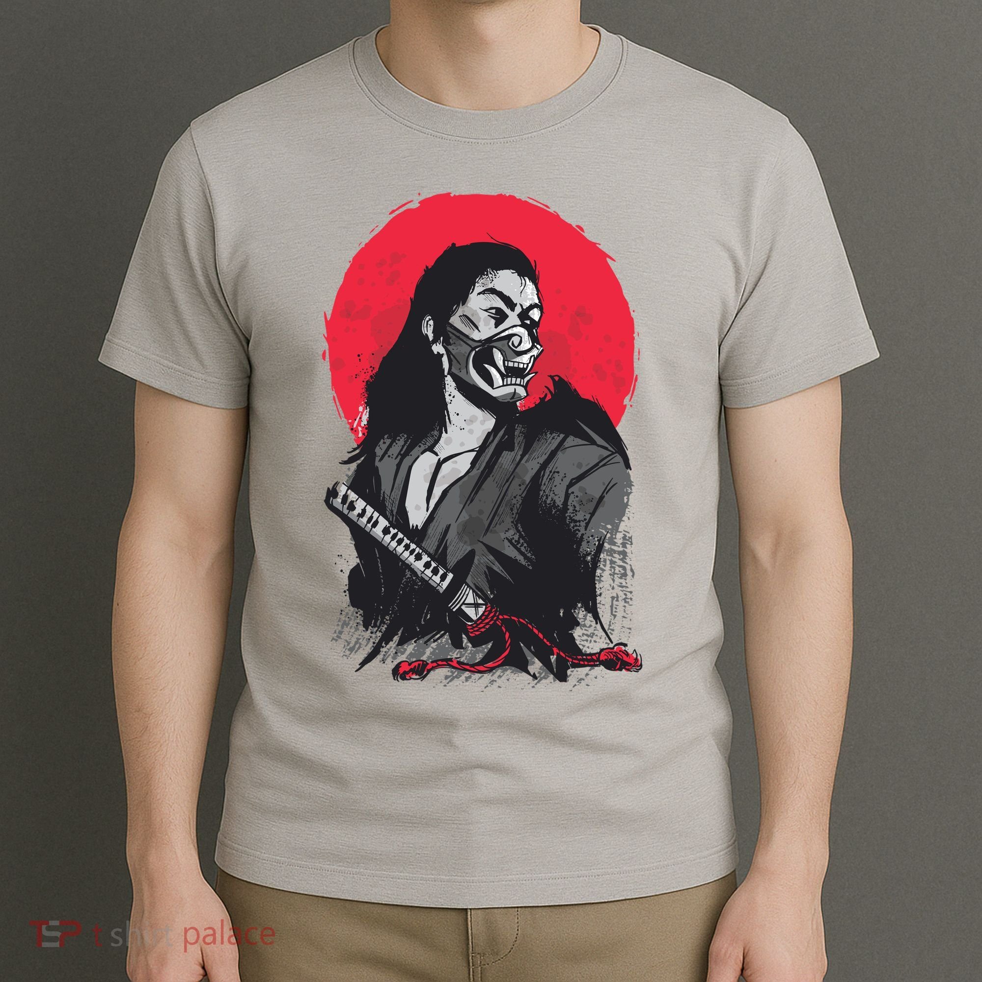 Male Japanese Warrior T-Shirt