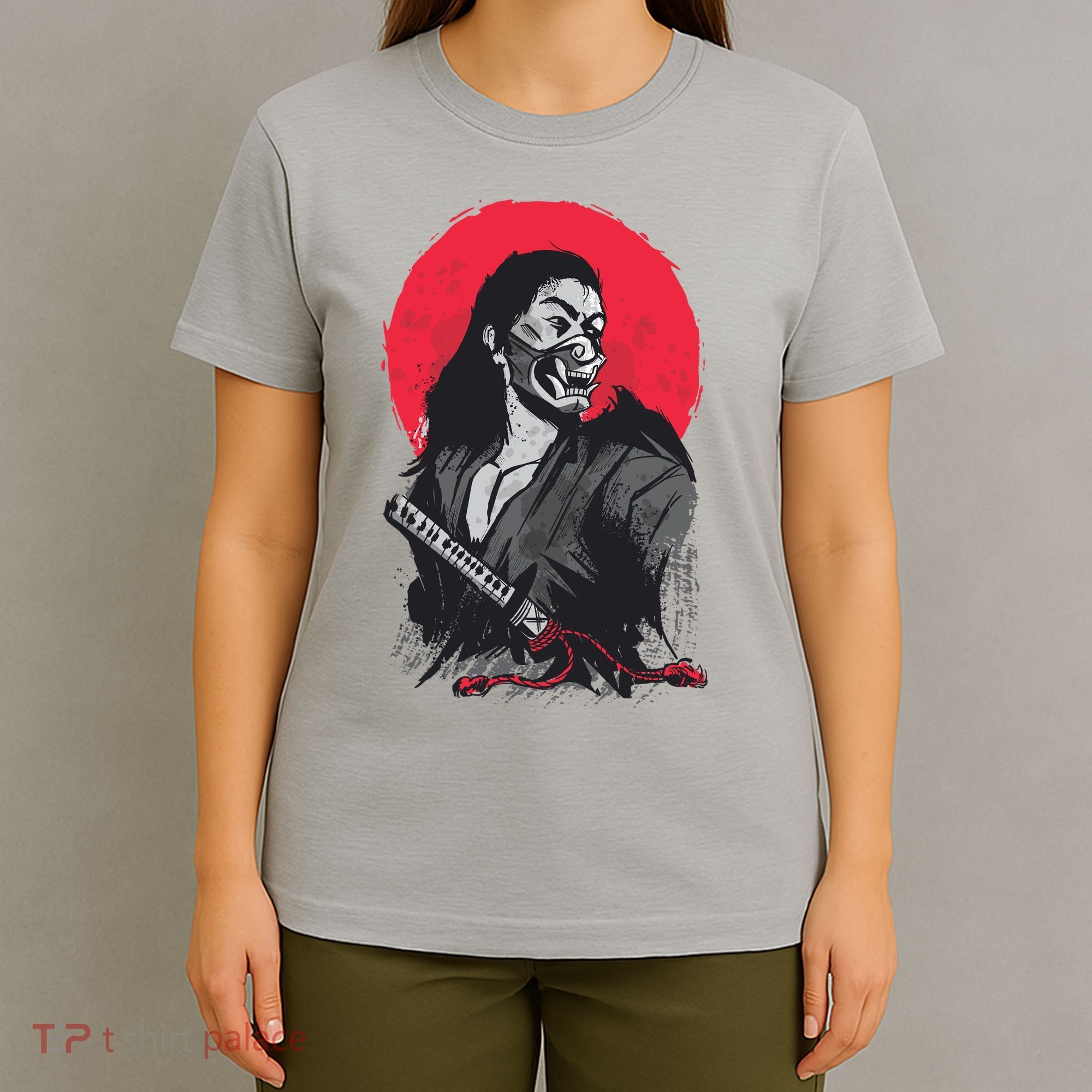 Male Japanese Warrior T-Shirt