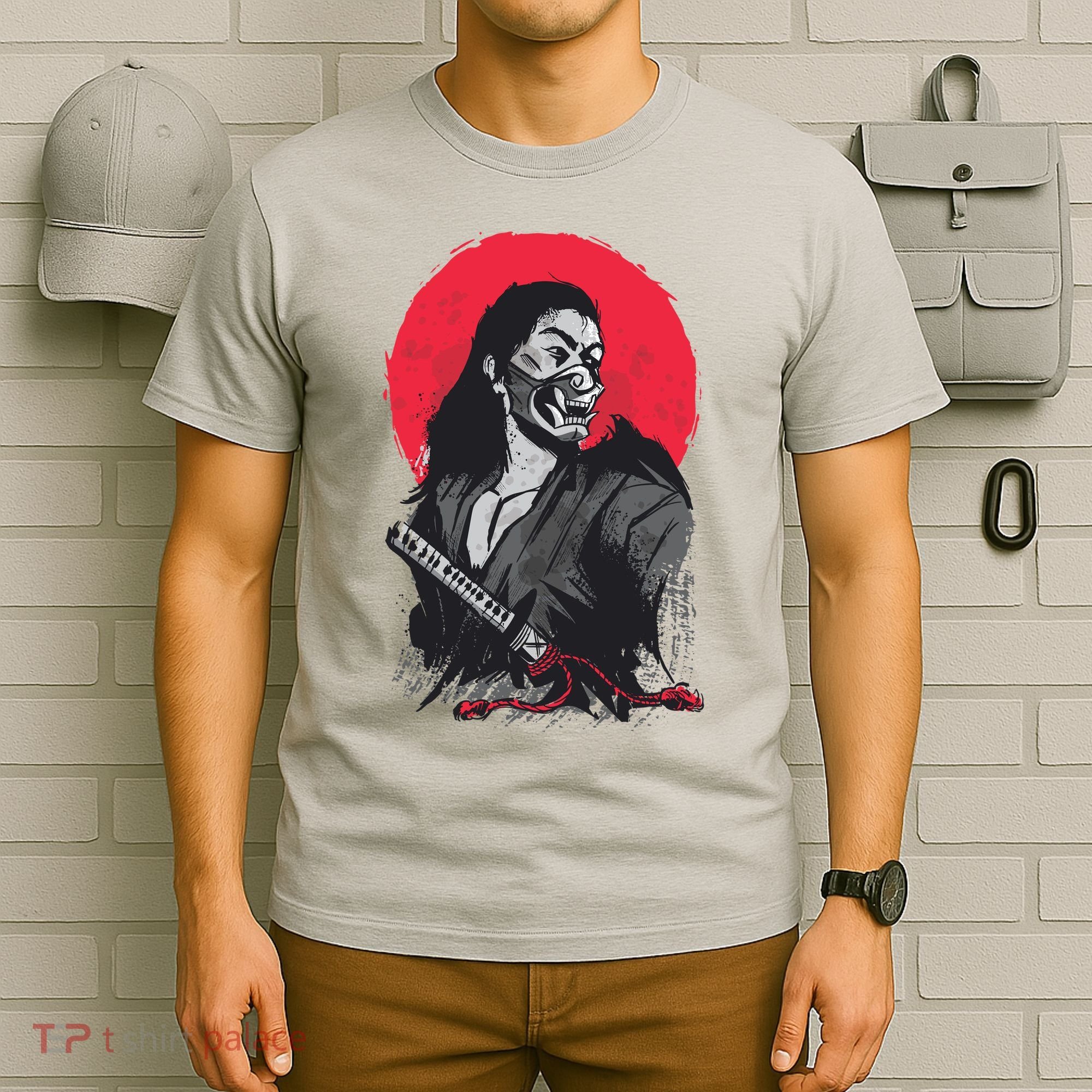 Male Japanese Warrior T-Shirt