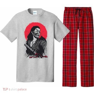 Male Japanese Warrior Pajama Set