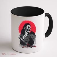 Male Japanese Warrior Coffee Mug thumb 1