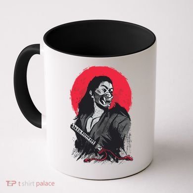 Male Japanese Warrior Coffee Mug