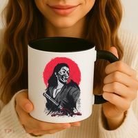 Male Japanese Warrior Coffee Mug thumb 3