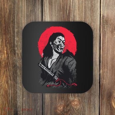 Male Japanese Warrior Coaster