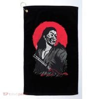 Male Japanese Warrior Golf Towel thumb 0