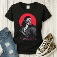 Male Japanese Warrior Women's T-Shirt thumb 3