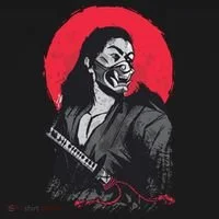 Male Japanese Warrior Women's T-Shirt thumb 6