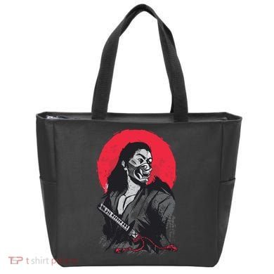 Male Japanese Warrior Tote Bag