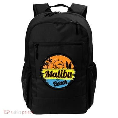 Malibu Beach Retro Circle Backpack