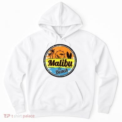 Malibu Beach Retro Circle Hoodie