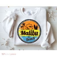 Malibu Beach Retro Circle Sweatshirt thumb 2