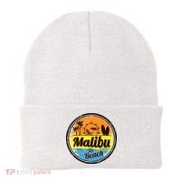 Malibu Beach Retro Circle Beanie thumb 0