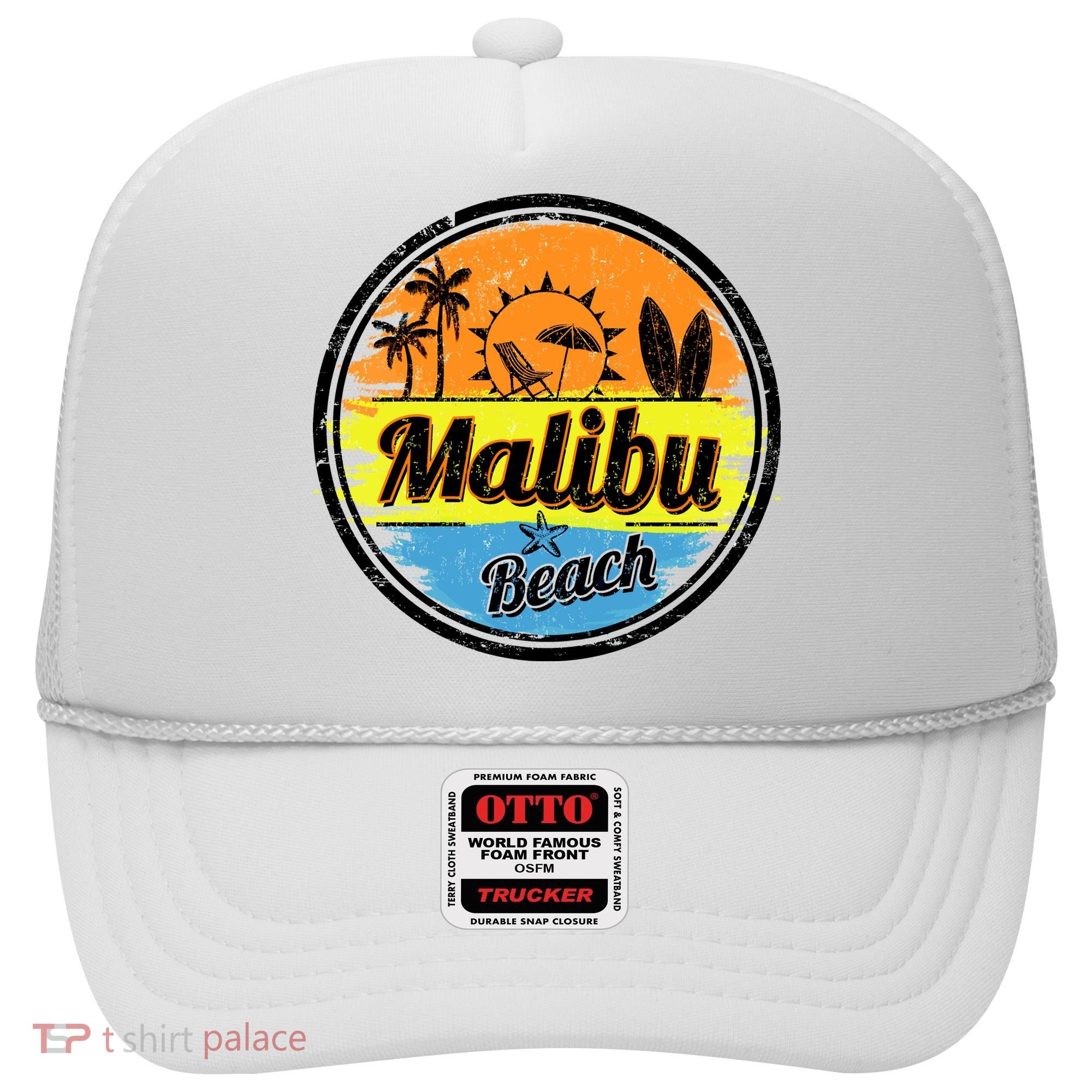 Malibu Beach Retro Circle Hat