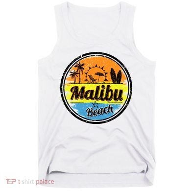 Malibu Beach Retro Circle Tank Top