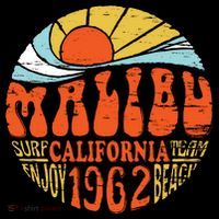 Malibu California Retro Distressed Backpack thumb 2