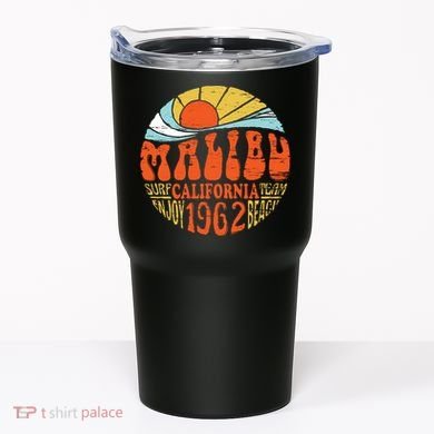 Malibu California Retro Distressed Tumbler
