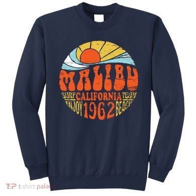 Malibu California Retro Distressed Sweatshirt