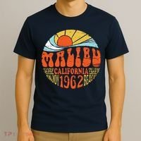Malibu California Retro Distressed T-Shirt thumb 3
