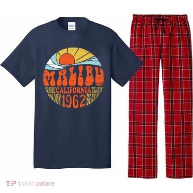 Malibu California Retro Distressed Pajama Set